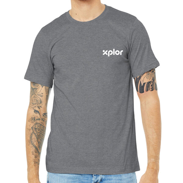 Bella + Canvas Xplor Printed- - Unisex Heather CVC Short Sleeve Tee Thumbnail