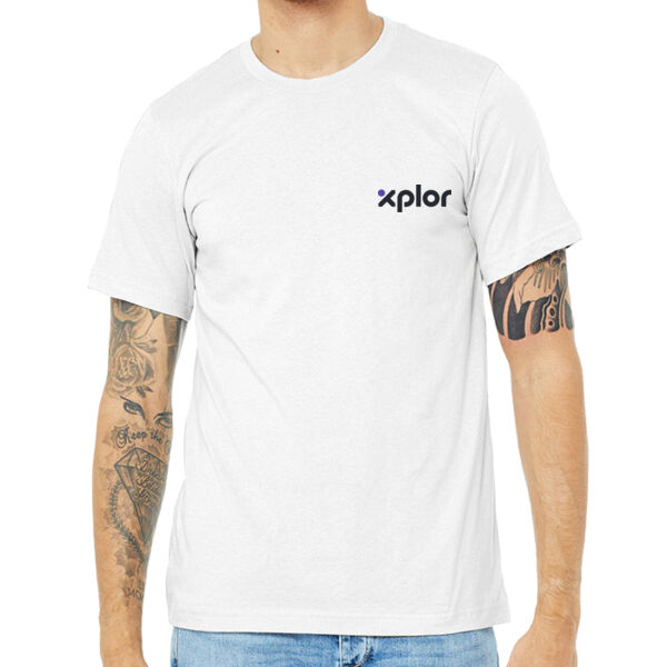 Bella + Canvas Xplor Printed- - Unisex Heather CVC Short Sleeve Tee Thumbnail