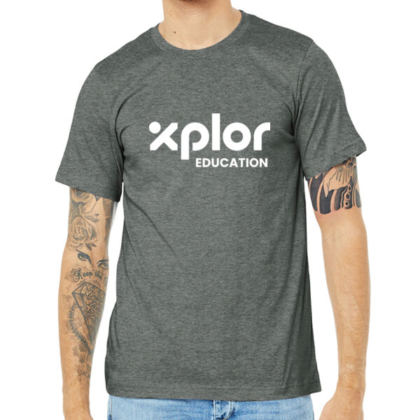 Bella + Canvas Xplor Education Printed- - Unisex Heather CVC Short Sleeve Tee Thumbnail