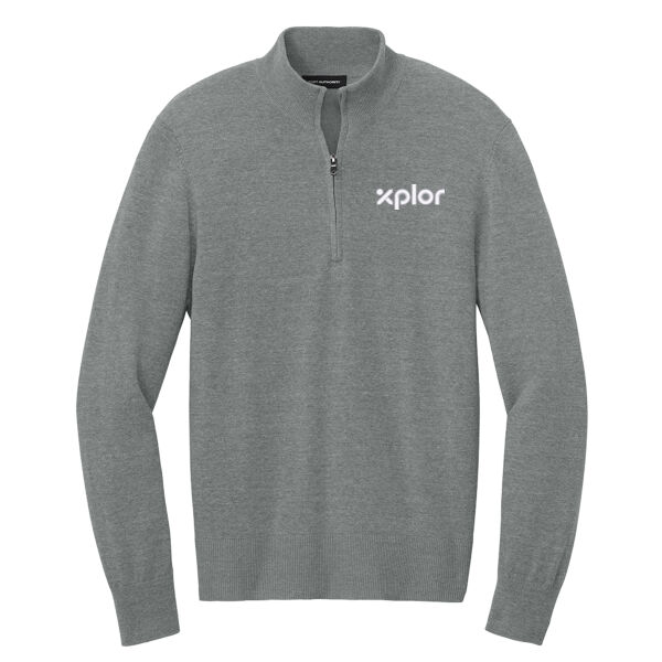 Port Authority Xplor Embroidered- - Easy Care 1/4 Zip Sweater Thumbnail