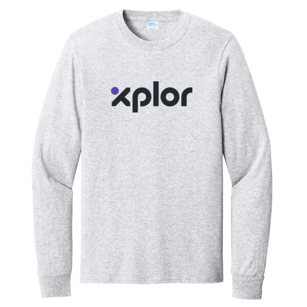 Port & Co Xplor Printed- - Long Sleeve Core Cotton Tee Thumbnail